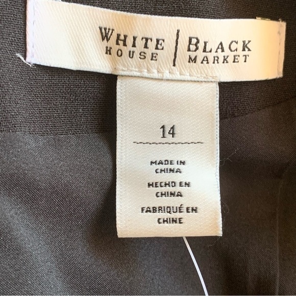 🆕 White House Black Market Sheath Dress Women’s Size 14 - Picture 4 of 6